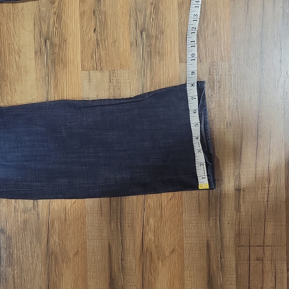 ROCK & REPUBLIC Gold Tone Button Detail Straight Leg 6 / 33.5+" inseam - Picture 13 of 16